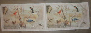 VINTAGE Ladies Scarf, NATIONAL WILDLIFE FEDERATION, Wild Birds ~43"x13" - Picture 1 of 3