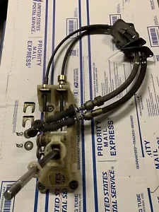 98 99 00 01 02 Toyota Corolla E110 OEM Manual Transmission Shift Cables 5 Speed - Picture 1 of 4