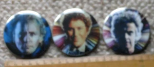 3 x Doctor Who Button Badge 2.1/2" FREE UK P&P - Picture 1 of 2