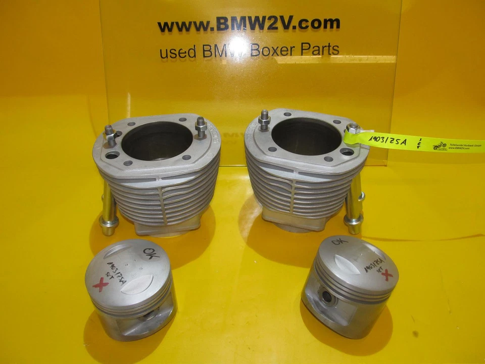 BMW R100 GS R RT Paar Kolben und Zylinder Nikasil 93,98 E=8,5  - Bild 1 von 1