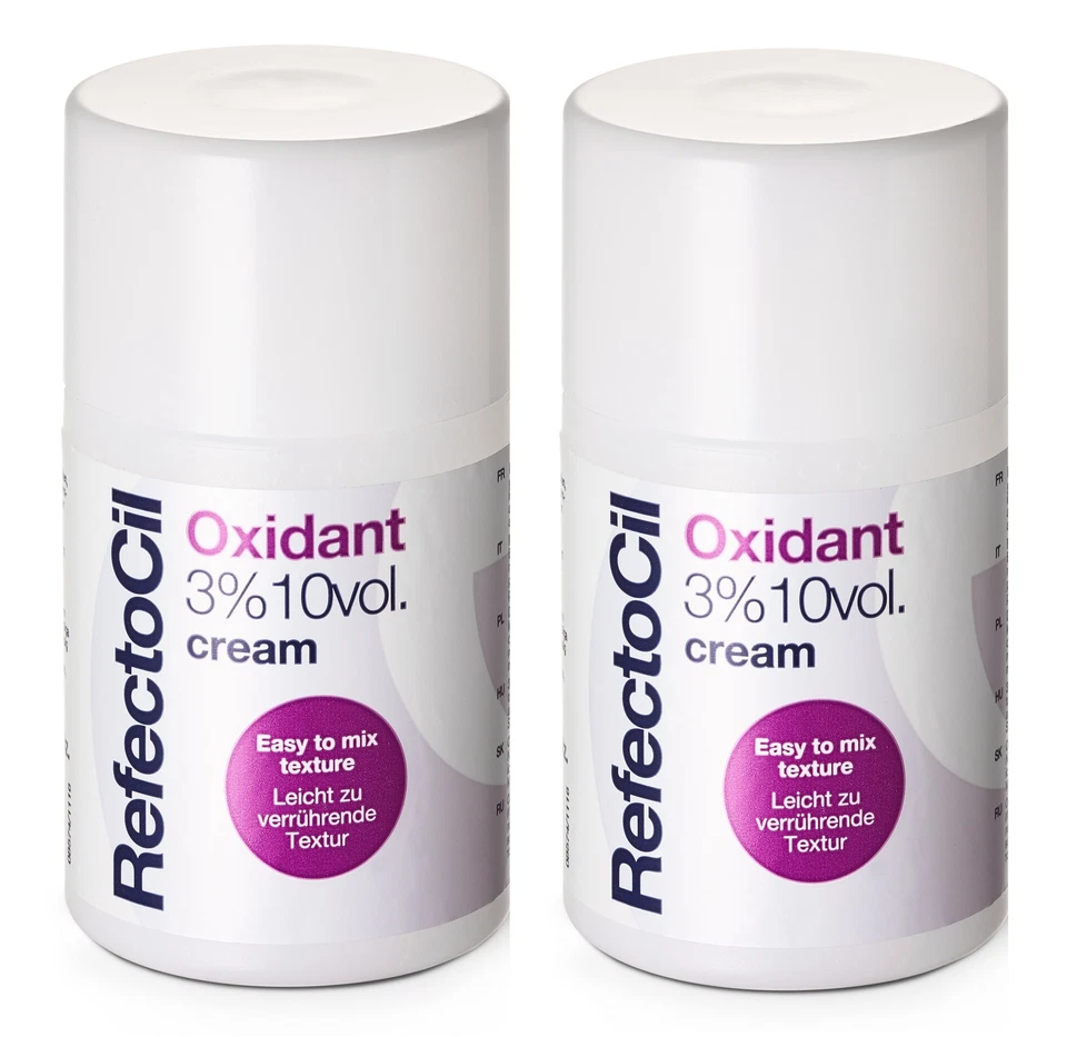 2x Refectocil Oxidant 3% Creme Entwickler für Augenbrauen Wimpernfarbe 100 ml - Bild 1 von 1