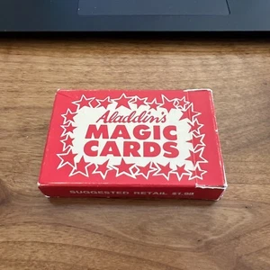 Aladdins Magic Karten Deck Anleitung Vintage Neuheit Sleight of Hand USA - Bild 1 von 4