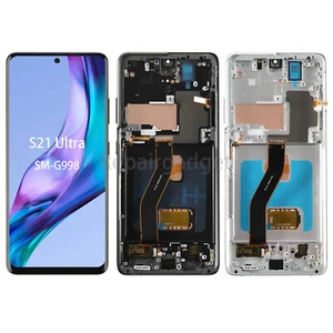 Para Samsung Galaxy S21 Ultra Repuesto Pantalla Pequeña OLED LCD Pantalla Táctil EE. UU. - Imagen 1 de 14