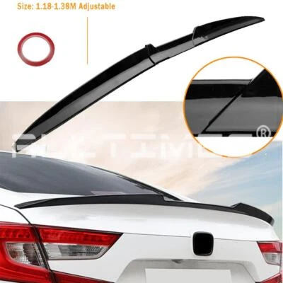 Rear Wing Trunk Lip Spoiler Roof Tail For Honda Accord 2018-2022 Glossy Black - Imagem 1 de 4