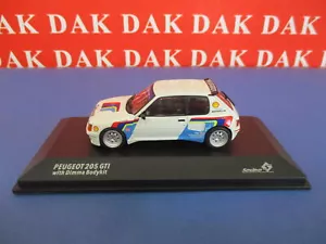 Die cast 1/43 Modellino Auto Peugeot 205 Dimma Rally Tribute 1992 by Solido - Foto 1 di 5