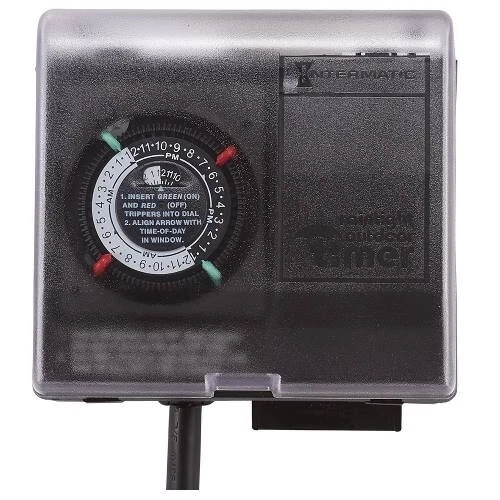 P1131 Heavy Duty Above Ground Pool Pump Timer With Twist Lock Plug & Receptacle - Image 1 of 1