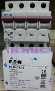 1PCS New Eaton Moeller PL10-D32/4 Circuit Breakers 4P 32A D-Type Brand - Picture 1 of 1
