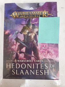 Warhammer Age of Sigmar Warscroll Cards Hedonites of Slaanesh - Picture 1 of 3