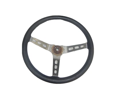 Volante de cuero negro Jeep CJ CJ5 CJ7 CJ8 76-86 ENVÍO GRATUITO Foto 1 de 4