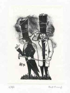 ZYLINDER KLETTERER - Horst KNAUF - Lyriker aus DUISBURG - 1975 Handsigniert - Picture 1 of 1