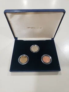 Lebanon Liban monnaie de Paris 2000 set 100 250 500 livres PROOF COINS  - Picture 1 of 4