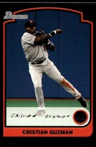 2003 Bowman Uncirculated Silver Cristian Guzman 149/250 Minnesota Twins #118