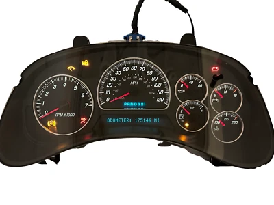 Speedometer Instrument Cluster 05 Envoy XL Dash Panel 175,146 Miles REBUILT - Image 1 of 3