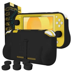 Nintendo Switch Lite Comfort Grip Case with Stand by Orzly - Picture 1 of 61