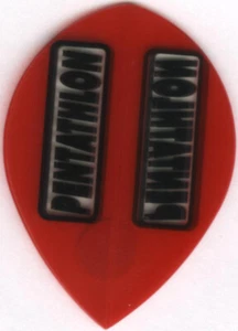 Voli per freccette PENTATHLON Red Teardrop: 3 per set - Foto 1 di 4