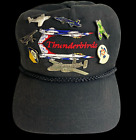 Thunderbirds Navy Hat Cap Plus 7 Collector Pins Embroidered OSFM Adjustable VTG