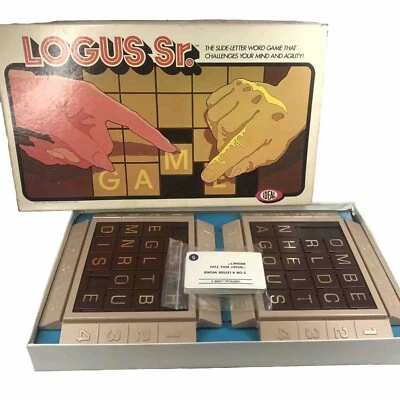 Vintage Logus Sr. Slide Letter Word Game Ideal 1971 Educational Volcabuary - Image 1 of 4