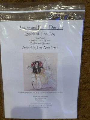 Heaven And Earth Designs Cross Stitch “Spirit Of the Fay” Lee Anne  HAELSL 3151 - Image 1 of 2