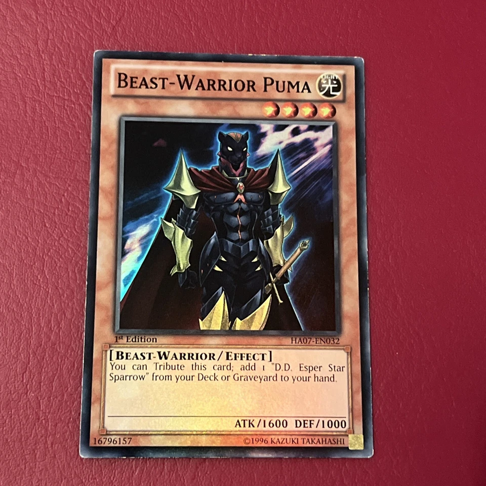 Beast-Warrior Puma - HA07-EN032 - Super Rare - 1st Edition - YuGiOh - Image 1 of 1