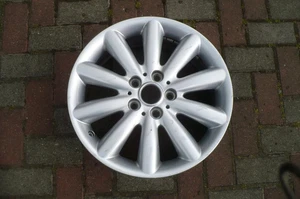 1x Alufelge 17 Zoll 7.0" 5x112 54ET Glanz Silber Mini F57 F56 F55 Rim Wheel - Bild 1 von 12