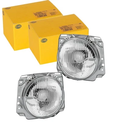 2 FARI ALOGENI HELLA H4 12V adatti per VW GOLF 2 II - Immagine 1 di 4