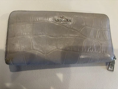 Carteira de couro feminina Coach - Imagem 1 de 4