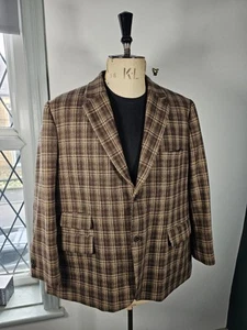 Blazer Studio Suits Tweed Chaqueta Reino Unido 50/52S Highlander Lana Hecho a Mano - Imagen 1 de 23
