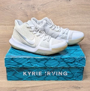 Nike Kyrie 3 Blanco Cromo Zapatos 852395-103 Hombres Talla 7.5 - Imagen 1 de 15