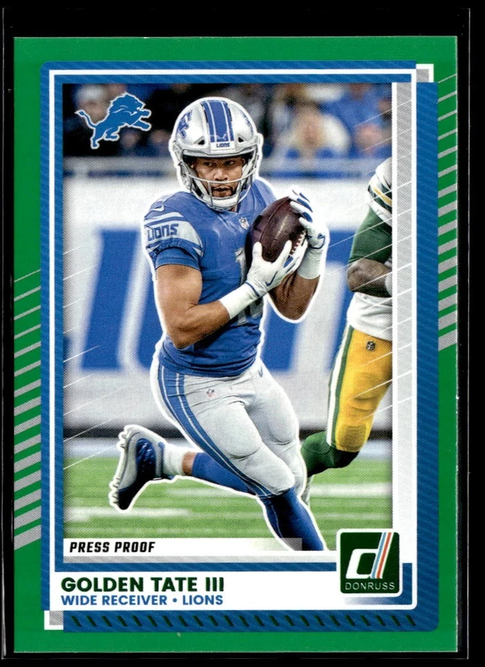 2025 Panini Donruss Football Press Proof Green #174 Golden Tate III - Image 1 of 2