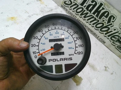 Velocímetro moto de nieve Polaris XC 500 600 700 800 Classic SP Touring 2983 millas Foto 1 de 3