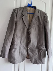 Giacca blazer tuta Burberrys vintage made in England - marrone - 44" - Foto 1 di 10