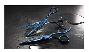 Scherenset Set e-kwip+ Neptune Schere 5,75 Zoll + Modellierschere 6,0 Zoll - Picture 1 of 1