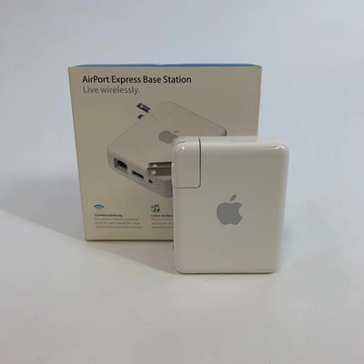 Apple AirPort Express Base Station 802.11g Wireless Router Model A1084 - Image 1 of 4