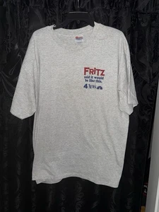 Vintage 1986 KNBC LOS ANGELES TV NEWS FRITZ COLEMAN WEATHERMAN PROMO SHIRT XL - Bild 1 von 5