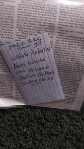 Schwedisches Bikini Team - Farbe 8 x 10 Foto handsigniert von 5 - Bild 1 von 2