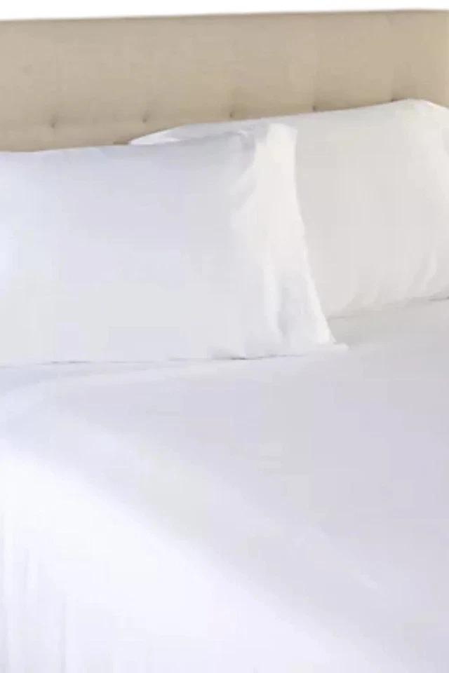 Juego de Sábanas Home Reflections Rayón de Bambú Blanco Foto 1 de 1