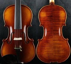 Meisterhandgefertigte Vollgeige nach Stradivar 1716 Violine 4/4 leicht zu spielen ZM06 - Bild 1 von 12