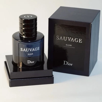 Elixir Sauvage by Christian 100ml/3.4 fl oz Cologne For Men SEALED *Free Shipp! - Image 1 of 4