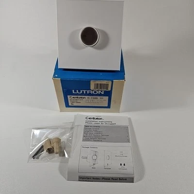 Lutron Centurion Incandescente/HALÓGENO C-1500-WH MONOPOLO BLANCO 120V-60HZ Foto 1 de 4