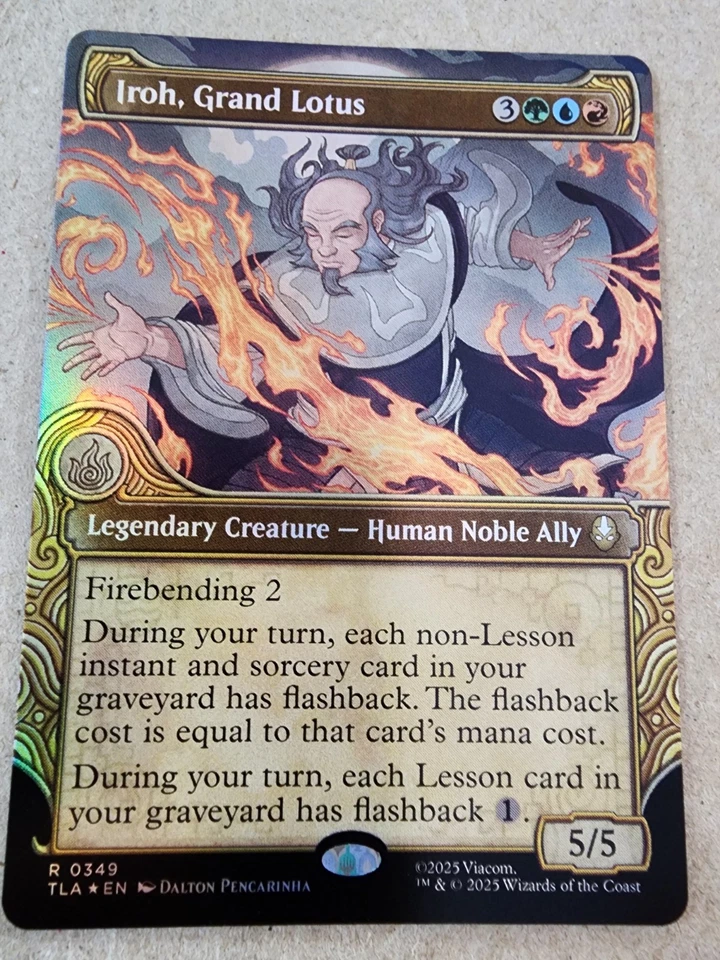 Iroh, Grand Lotus - #349 Foil  (Showcase) Avatar: The Last Airbender - Mtg - Image 1 of 1