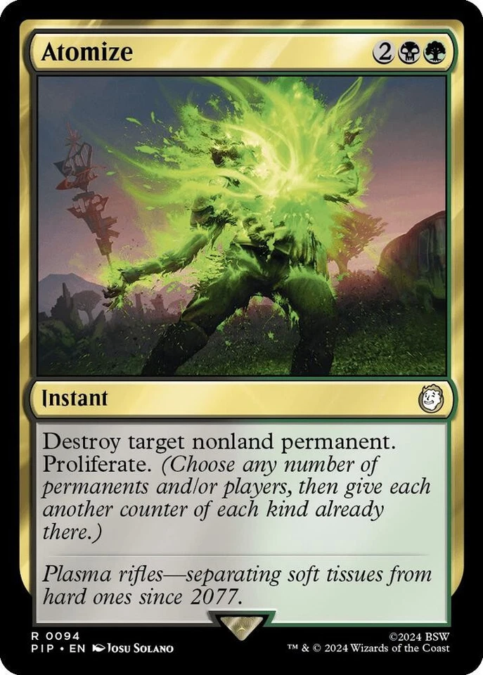 1x Atomize - Universes Beyond: Fallout - NM  -  MTG - Image 1 of 1