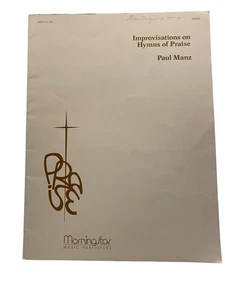 Improvisations on Hymns of Praise Organ Sheet Music~Paul Manz~Morningstar Pub. - Picture 1 of 3