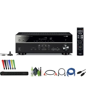 Yamaha RX-V385 5.1-Channel AV Receiver Bundle - Picture 1 of 4