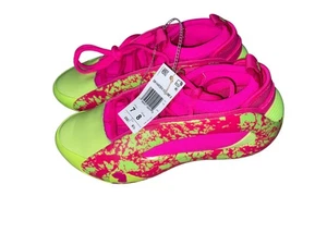 ADIDAS SM HARDEN VOLUME 8 VOLT/PINK SNEAKER/BASKETBALL SHOES Sz M 7 W8 IH8339 - Picture 1 of 7