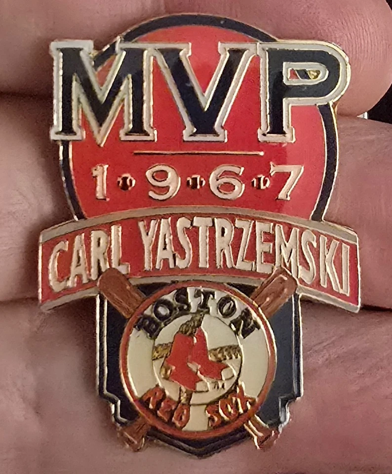 BOSTON RED SOX "YAZ" CARL YASTRZEMSKI Lapel Pin - MVP 1967 - Image 1 of 1