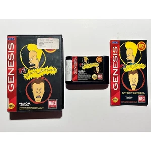 MTV's Beavis and Butt-Head (Genesis) CIB Complete Works Authentic🔥 - Picture 1 of 5
