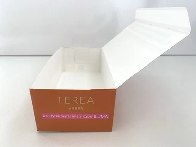 Terea Amber Sleeve Carton Empty Box Slim Cardboard Original Genuine Classic x5