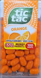Tic Tac Big Pack Orange Breath Mints 24 Packs (2 boxes) Free Shipping - Picture 1 of 1