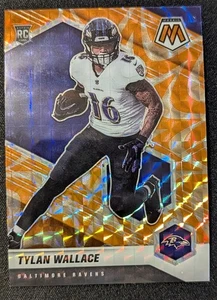 2021 Panini Mosaic #326 Tylan Wallace Prizm Reactive Orange - Picture 1 of 3