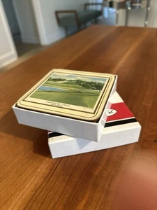 Vintage 1986 Pimpernel Golf Untersetzer Set - Made in England - Bild 1 von 15
